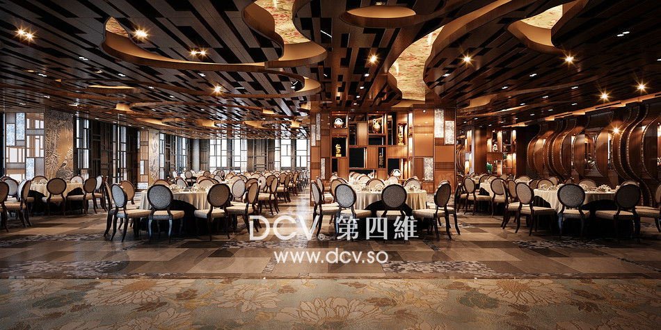 西安-太子轩青花主题餐厅设计