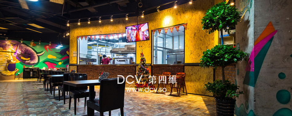 西安-飞象披萨特色主题餐厅设计（金地广场店）