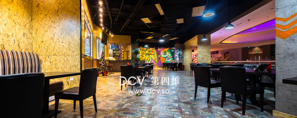 西安-飞象披萨特色主题餐厅设计（金地广场店）