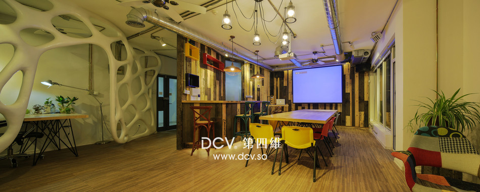 西安-DCV第四维公司办公室多功能厅室内装修设计